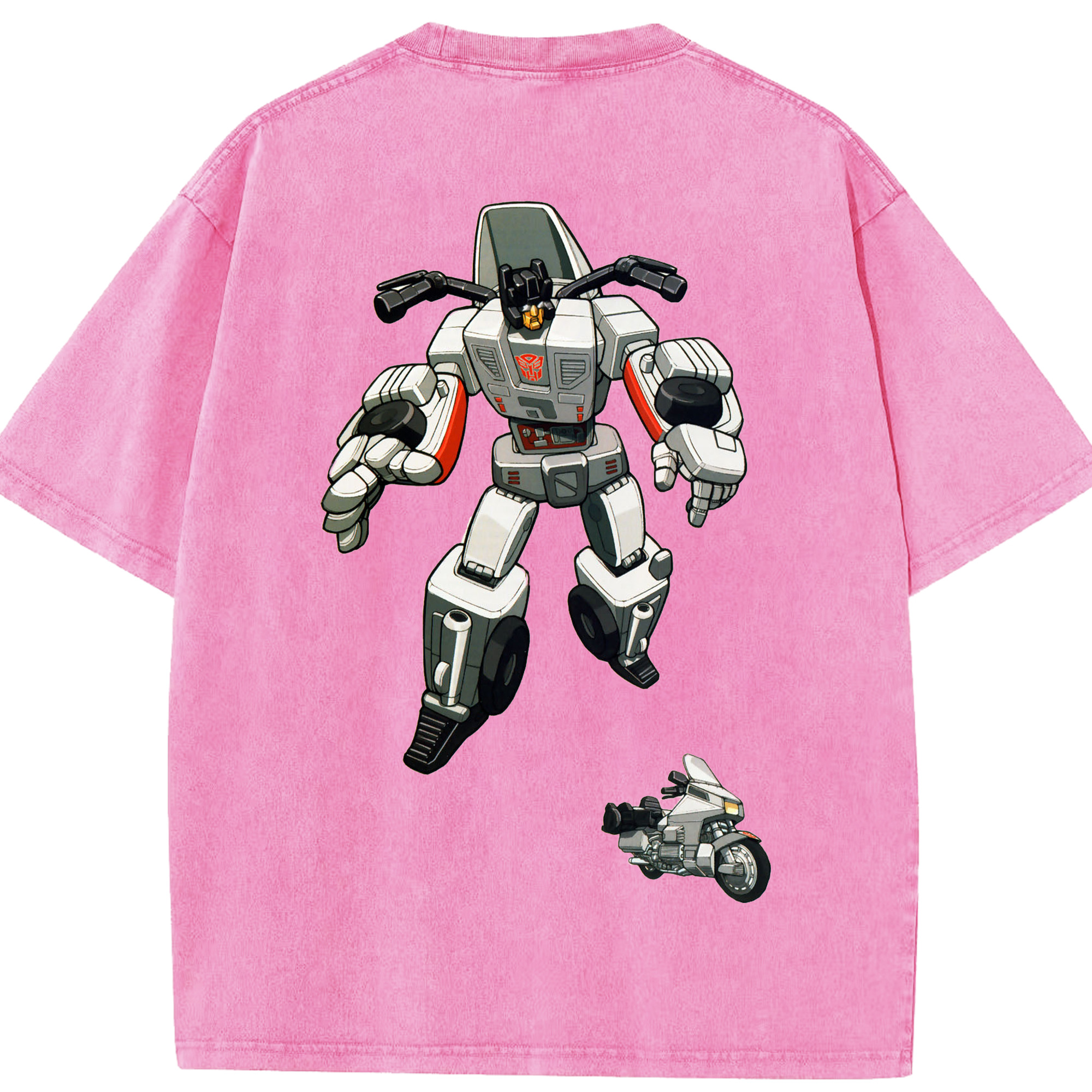 （画像用）  綿100% ヴィンテージ風 半袖Tシャツ（背面プリント）